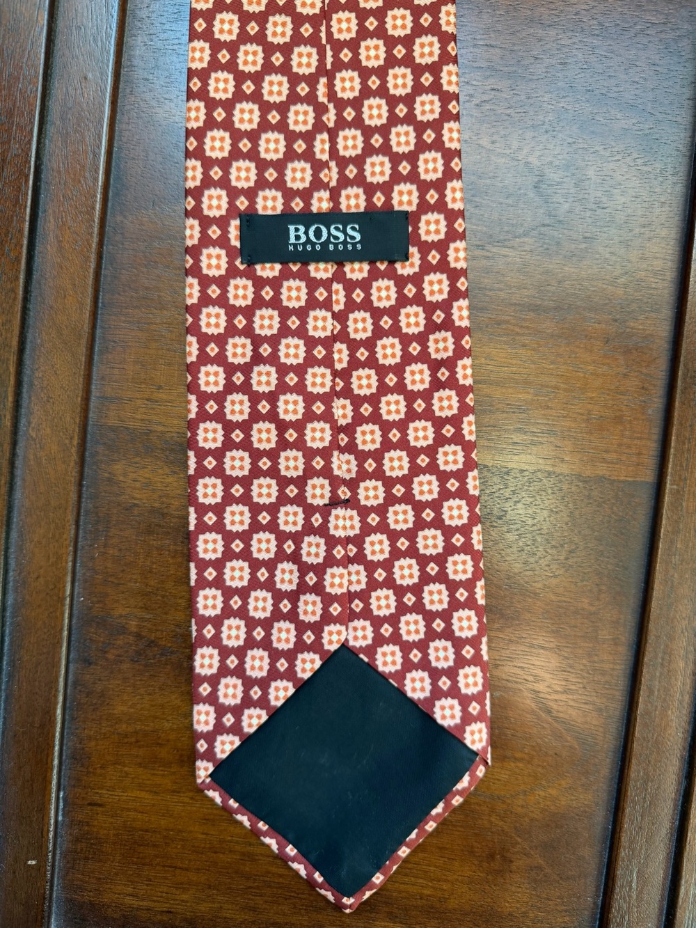 BOSS Hugo Boss 100% Silk Gingham Check Tie – Made in Italy - Picture 3 of 7